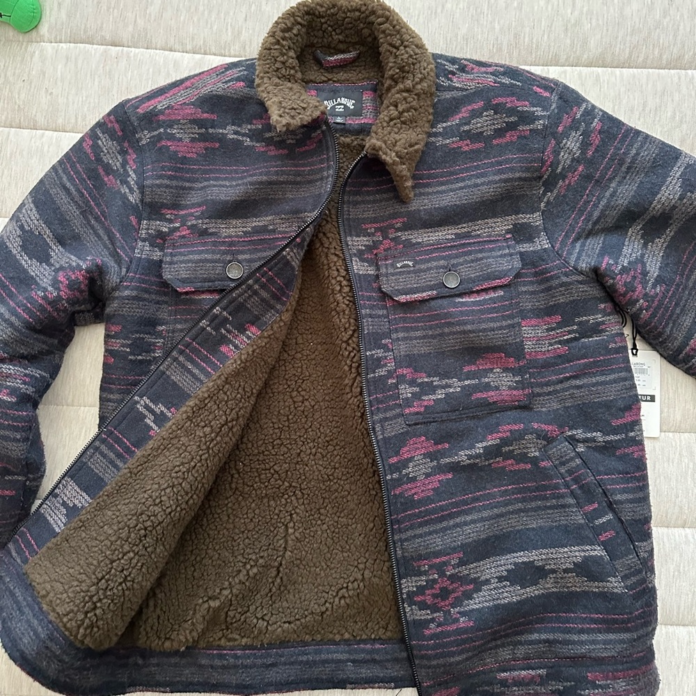 Billabong men’s Sherpa flannel
